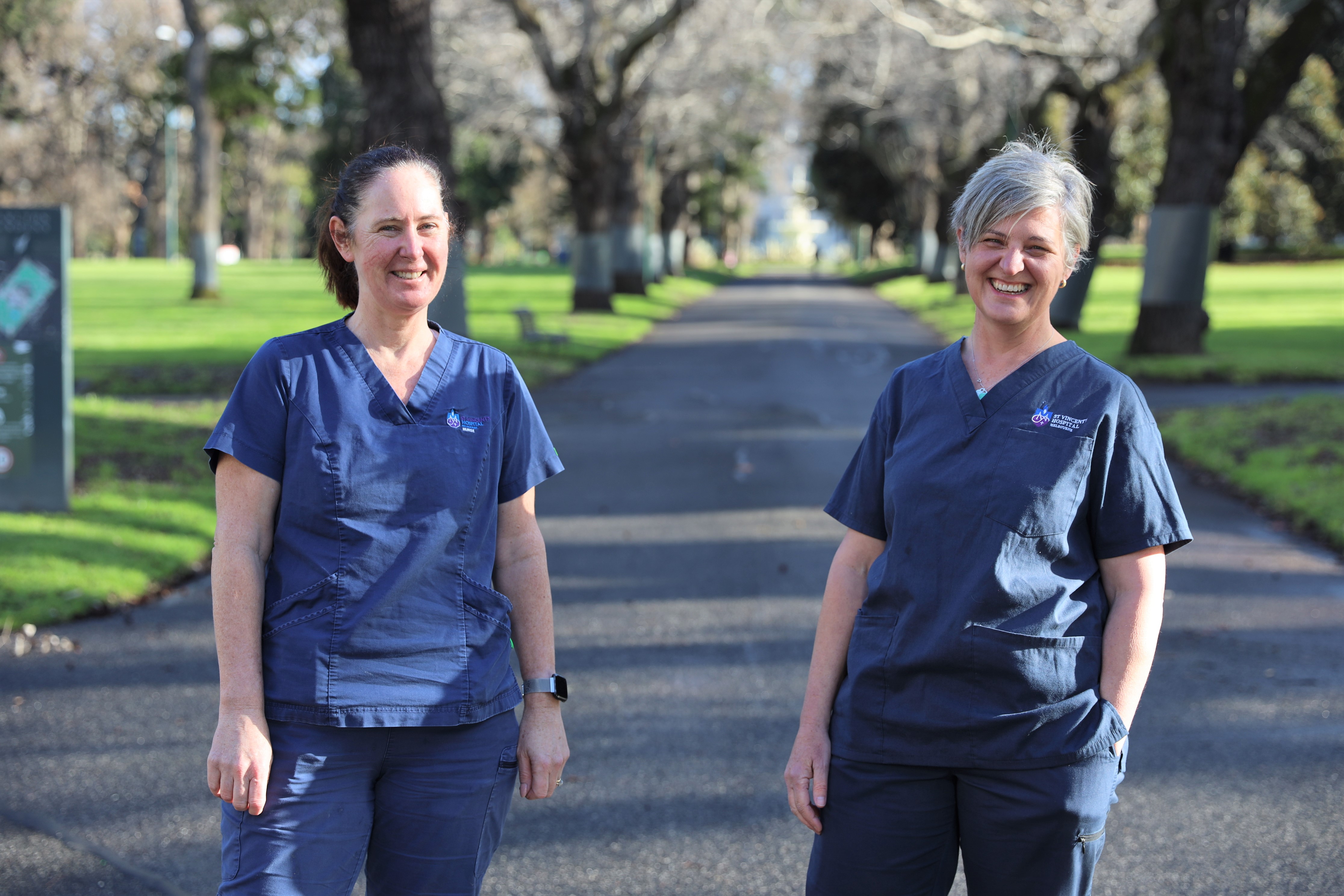 Image: Jill Perrett (L) and Tiffany Plummer